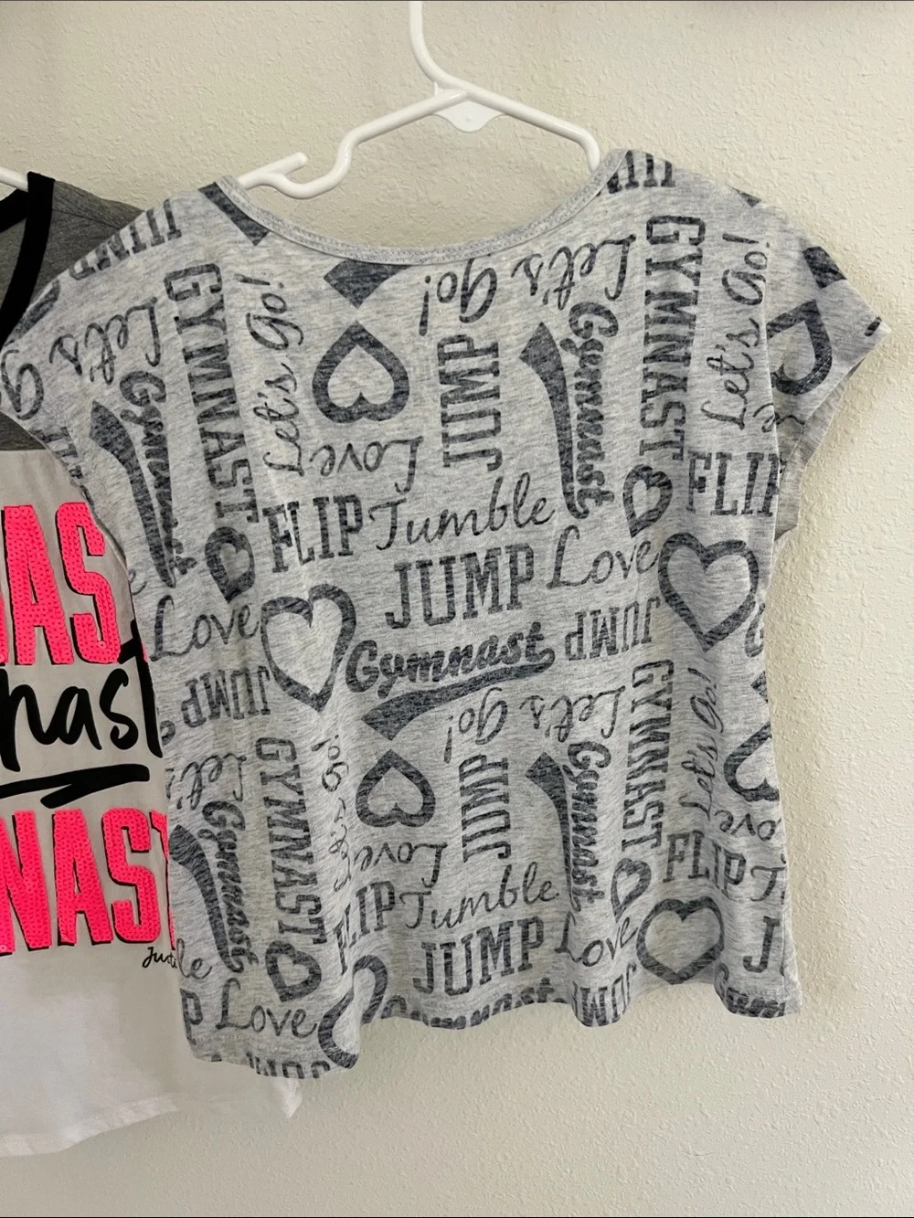 Justice Gymnast Bundle of 4 Shirts size 7/8